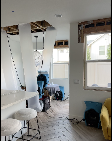 Mold removal and water damage restoration done by special machinery