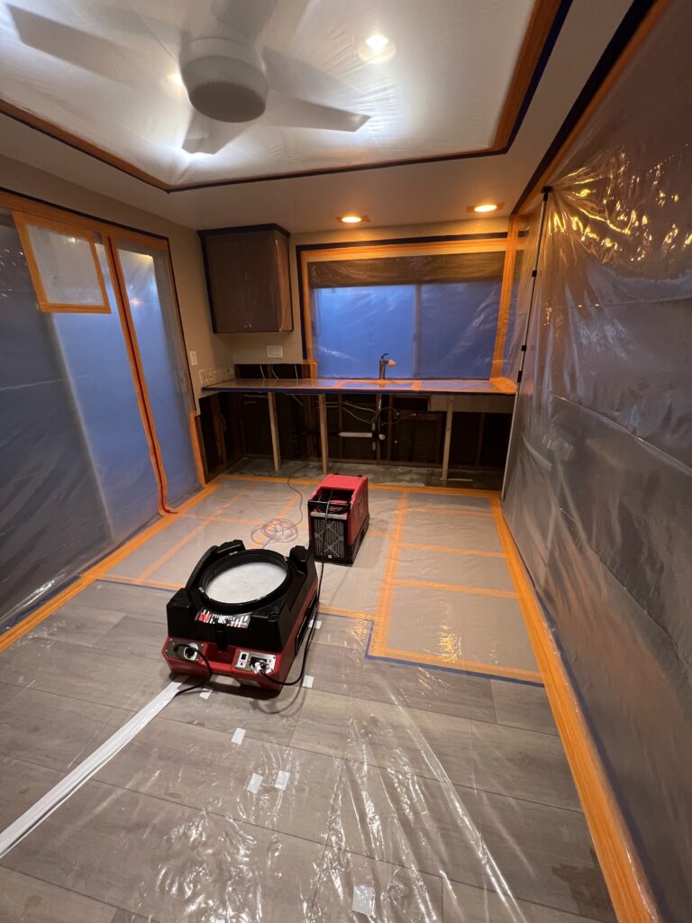 MoldFix Before-After after removal